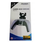 Держатель кальянной трубки для геймпада PS5 Game And Smoke