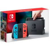 Nintendo Switch (неоновый красный/неоновый синий)