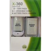 Аккумуляторы 4800 mAh (две штуки) + USB кабель для зарядного устройства, для беспроводного джойстика