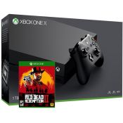 Xbox One X 1 ТБ белая (оригинальная) + Red Dead Redemption 2