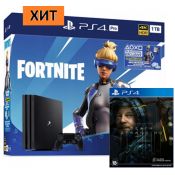 PlayStation 4 Pro (1 Tb) + Fortnite (код) + Death Stranding