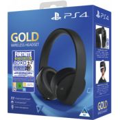 Беспроводные наушники с микрофоном PlayStation Gold Wireless Headset + Fortnite (CUHYA-0080)