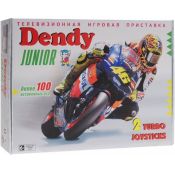 Dendy Junior + 999 игр (прист., 2 дж., каб. RF, адапт., карт.)