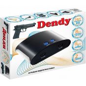 Dendy  8бит + 255  игр (приставка, 2 джойстика , световой пистолет. AV кабель 2*2 