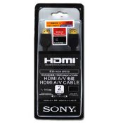 Кабель HDMI SONY 2 метра, черный (блистер)