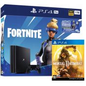 PlayStation 4 Pro (1 Tb) + Fortnite (код) + Mortal Kombat 11