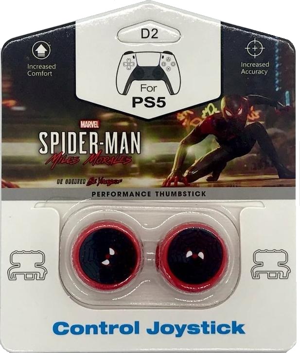Высокие накладки на стики для геймпада PS5  FPS Spider Man Miles Morales D2