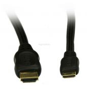 Кабель HDMI to Mini HDMI, Ver1,4 st, 1,8 метров, черный (пакет)